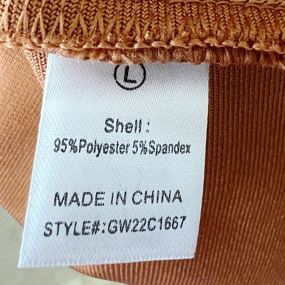 Fashion Nova Luxe NWT Knotty Embellished Bodycon Maxi Dress Cognac Brown Size L - Picture 13 of 14